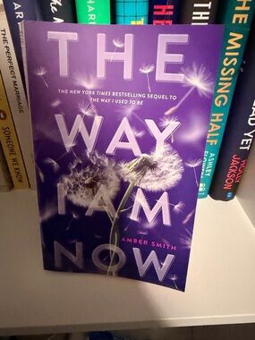 The Way I Am Now and The Way I Used To Be by Amber Smith - Purple Paperback